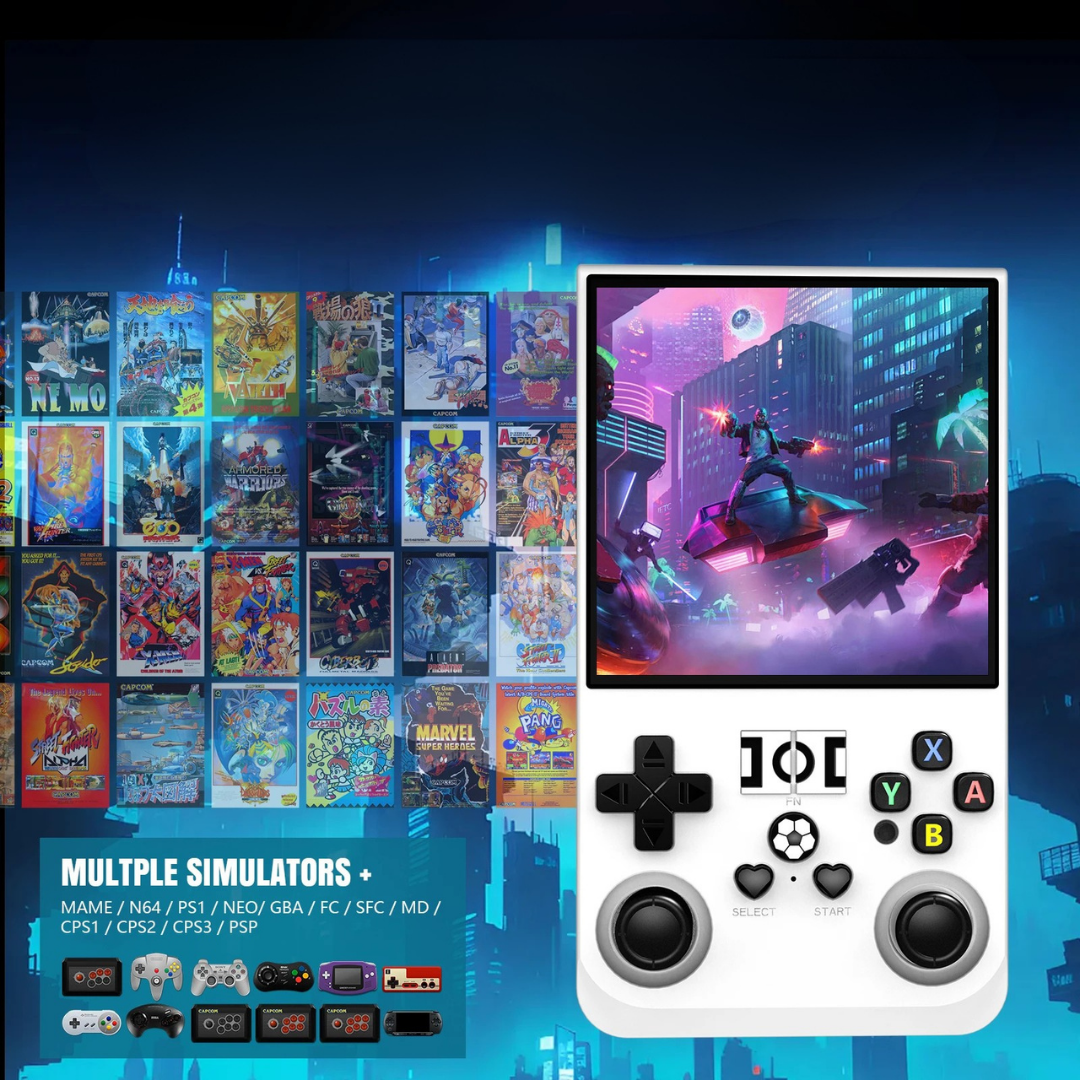 R36 PRO Retro Handheld Konsole – 128GB, 3,5″ IPS